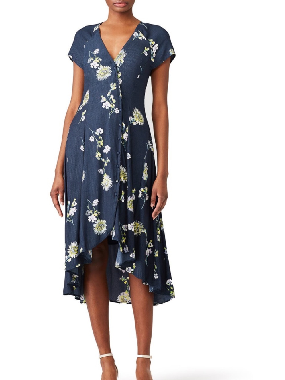 Free People Lost In You Midi Floral Dress